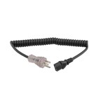 L-com Introduces Coiled, Hospital-Grade Power Cords